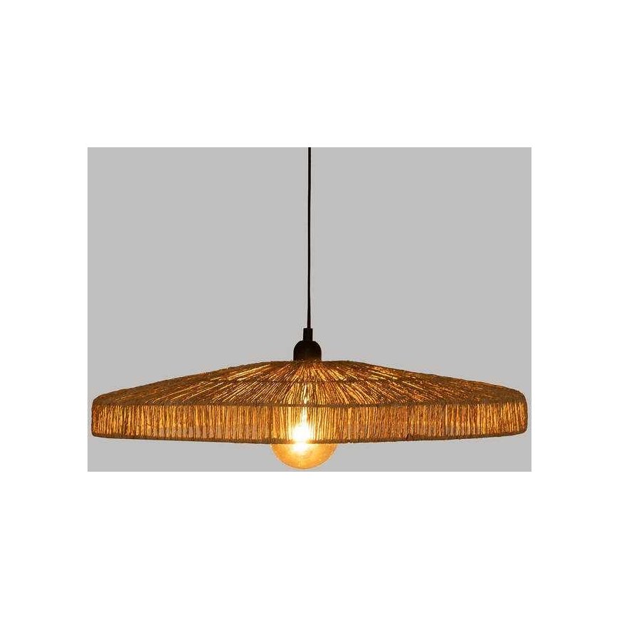 Atmosphera Ruokapöydän valaisin BELLAMY, punottu juuttivarjostin, Ø 58 cm – 4