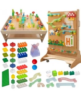 MASTERKIDZ Rakennuspalikat Pallojuoksu STEM 359 osaa