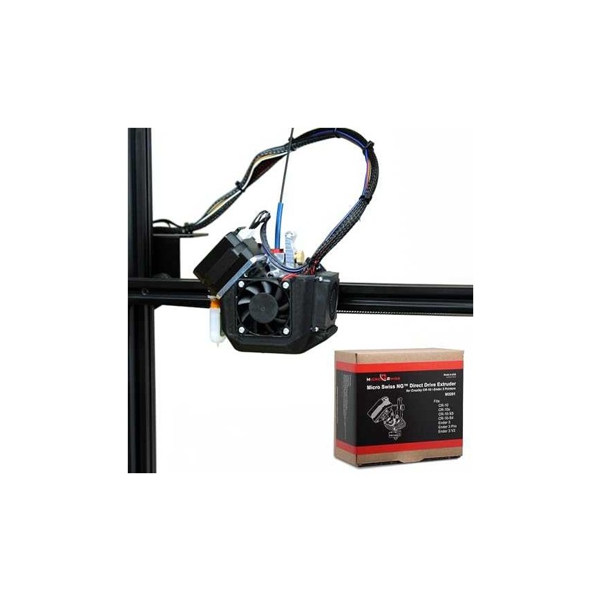 Micro Swiss NG direct drive extruder for Creality CR-10/Ender 3 printers – 4