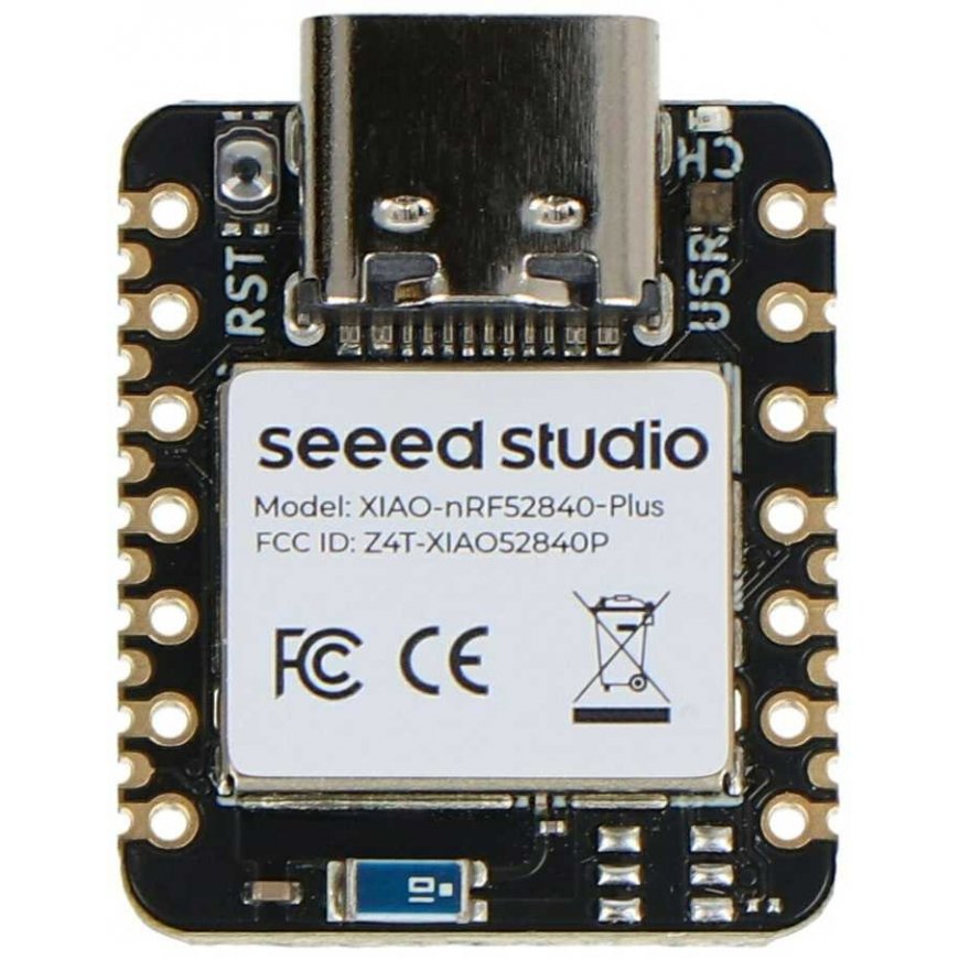 Seeed Studio Seeed Xiao nRF52840 Plus – Arduino / MicroPython – Bluetooth 5.0 with integrated antenna – Seeedstudio 102010672 – 2