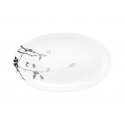 SELTMANN LIBERTY DARK ROSE HIP Oval plate 24 x 14.5 cm SELTMANN LIBERTY DARK ROSE HIP Oval plate 24 x 14.5 cm