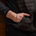 Troli Bead apyrankė pagaminta iš VBD396B plieno Troli Bead apyrankė pagaminta iš VBD396B plieno