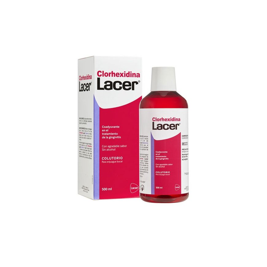Lacer Chlorhexidine mouthwash 500ml