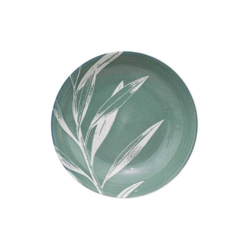 Secret De Gourmet PIECES Porcelain tableware for 6 persons, leaf pattern, 18 pcs. – 3