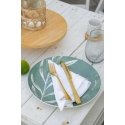 Secret De Gourmet PIECES Porcelain tableware for 6 persons, leaf pattern, 18 pcs. Secret De Gourmet PIECES Porcelain tableware for 6 persons, leaf pattern, 18 pcs.