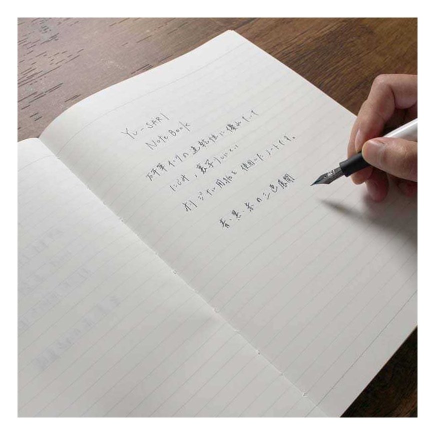 Notebook "YU-SARI" A5, inner pages with 8mm lines | color: red NYN-A501-W – 4