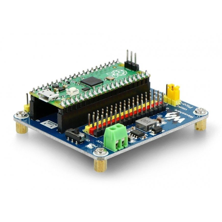 Servo-ohjain 16-kanavainen, 16-bittinen PWM, Raspberry Pi Picolle, Waveshare 19767