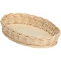 Pintas krepšelis ovaliam midollino kepimo indui - rudas, 30 cm Pintas krepšelis ovaliam midollino kepimo indui - rudas, 30 cm