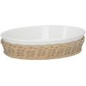 Wicker basket for oval midollin baking dish - brown, 30 cm Wicker basket for oval midollin baking dish - brown, 30 cm