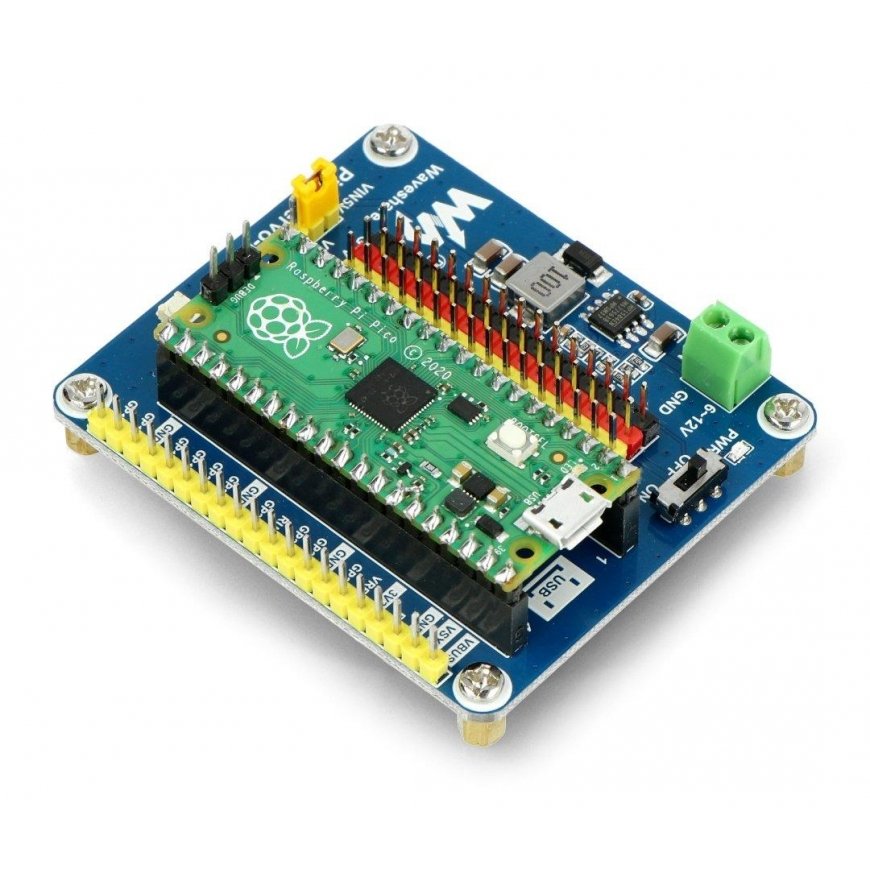 Servo valdiklis 16 kanalų, 16 bitų PWM, skirtas Raspberry Pi Pico, Waveshare 19767 – 2
