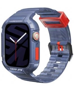 Skinarma bracelet+case Saido 2in1 Apple Watch 45/44mm blue