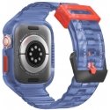 Skinarma apyrankė+dėklas Saido 2in1 Apple Watch 45/44mm mėlynos spalvos