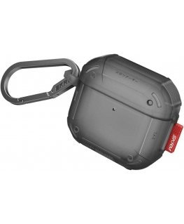 dėklas Skinarma Mecha CE skirta AirPods 4 smoke
