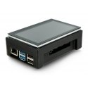 Capacitive touch screen 4.3" 800x480px DSI with protective case, for Raspberry Pi, Waveshare 18645 Capacitive touch screen 4.3" 800x480px DSI with protective case, for Raspberry Pi, Waveshare 18645