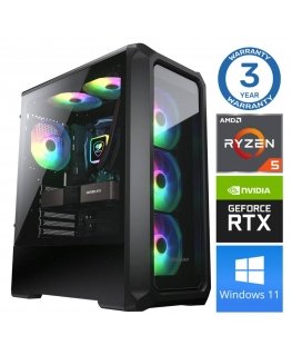 INTOP Ryzen 5 5500 16GB 250SSD M.2 NVME RTX3050 6GB WIN11