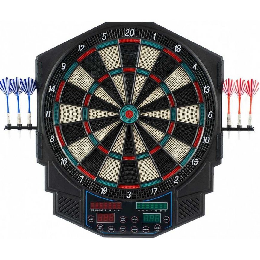 ELECTRONIC DART WITH POWER SUPPLY AND 4 COUNTERS 49CM ENERO PRO