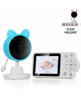 EVOLVEO Baby Monitor N3, LCD screen, IR illumination, blue