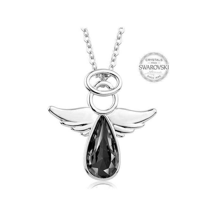 Levien Dark Crystal Necklace Angel Raphael
