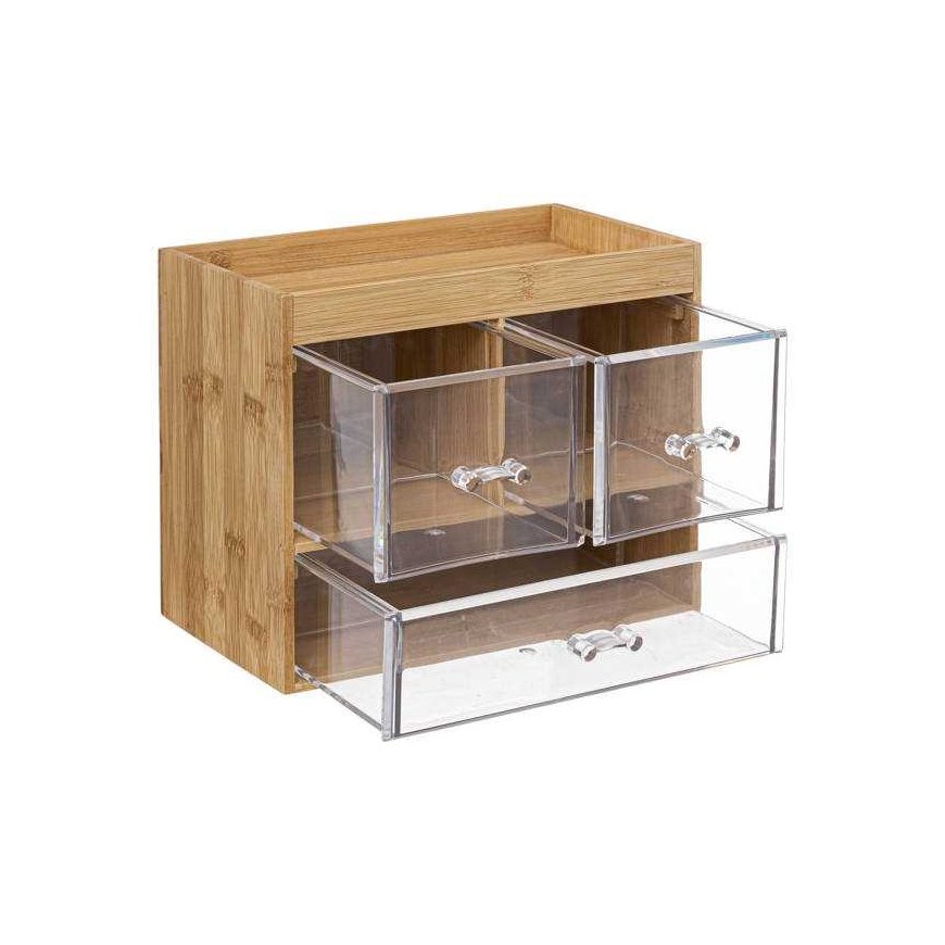 5five Simply Smart Cosmetic Organizer with Three Transparent Drawers + Shelves – 2