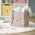 Zeller Muslin -lelulaatikko COZY KIDS korvilla, 28 x 28 x 28 cm Zeller Muslin -lelulaatikko COZY KIDS korvilla, 28 x 28 x 28 cm