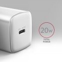 Axagon ACU-PD20W wall charger 1x QC3.0/AFC/FCP/PD type-C 20W white