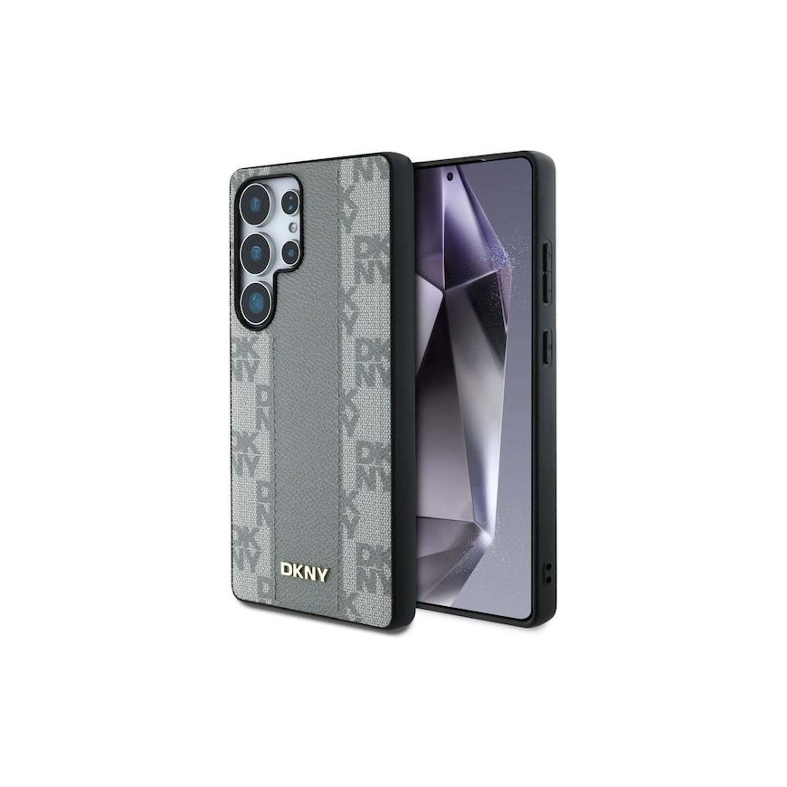 DKNY Case DKNY Leather Checkered Pattern