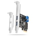 Axagon PCEU-232RS liidesekaart/adapter Sisemine USB 3.2 Gen 1 (3.1 Gen 1) Axagon PCEU-232RS liidesekaart/adapter Sisemine USB 3.2 Gen 1 (3.1 Gen 1)