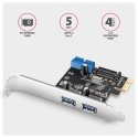 Axagon PCEU-232RS интерфейсная карта/адаптер Внутренний USB 3.2 Gen 1 (3.1 Gen 1) Axagon PCEU-232RS интерфейсная карта/адаптер Внутренний USB 3.2 Gen 1 (3.1 Gen 1)
