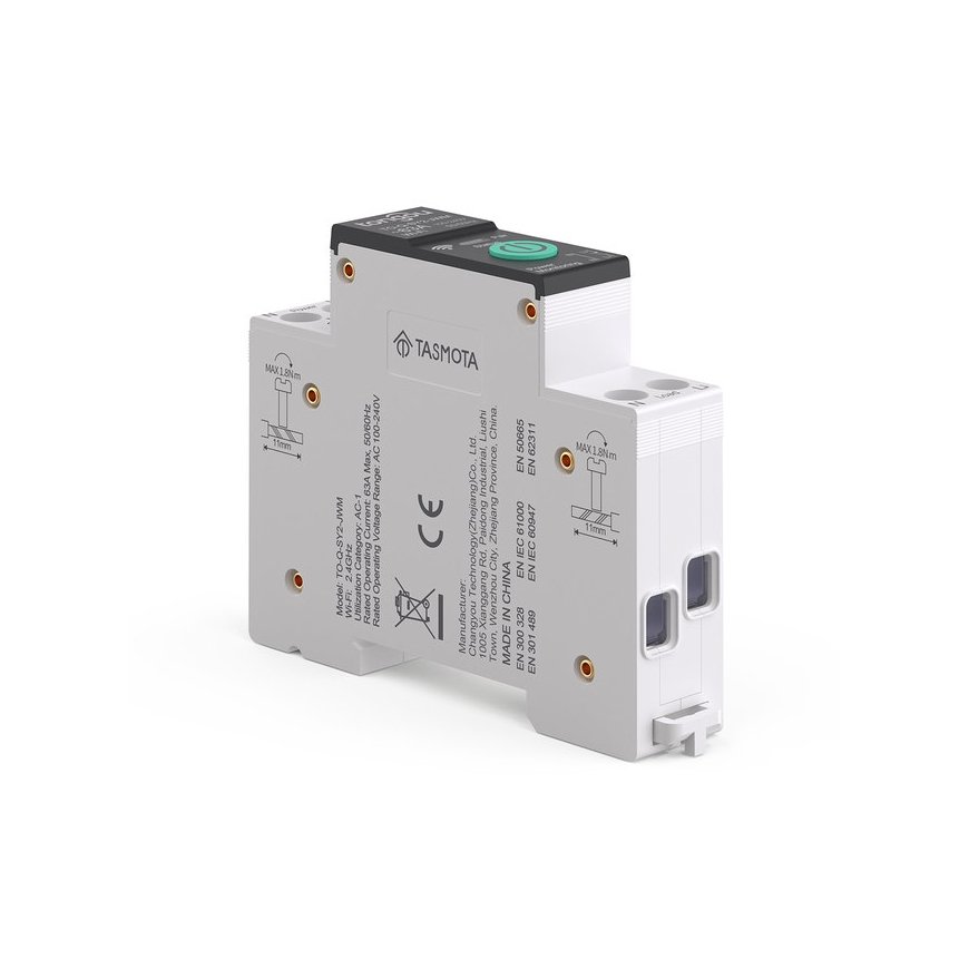 WiFi DIN rail relay with electricity meter 63A – 2