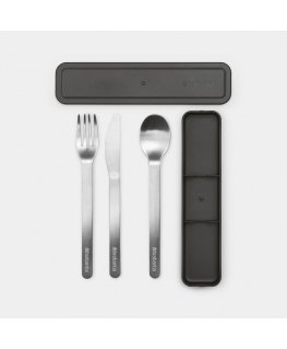Brabantia Make & Take stalo įrankių rinkinys 3 vnt Pilka, Nerūdijančiojo plieno