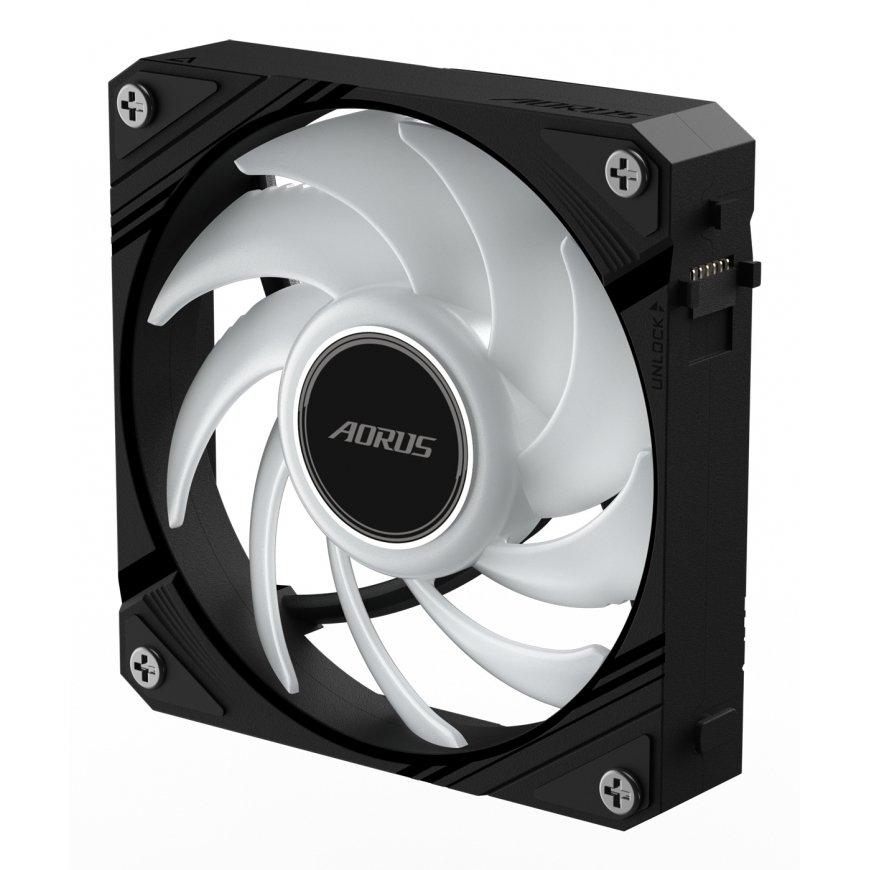 GIGABYTE AORUS EZ CHAIN FAN 120 Emaplaat Ventilaator 12 cm Must 1 tk – 4