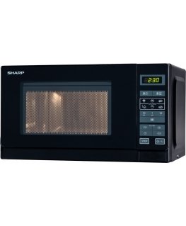 Sharp Home Appliances R-242 BKW mikrolaineahi Must Eraldiseisev mikrolaineahi Tööpinna peal 20 l 800 W