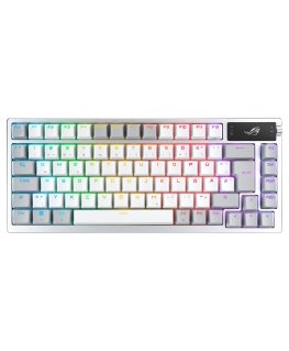 ASUS ROG Azoth White tastatūra Speļu USB + RF Wireless + Bluetooth QWERTZ Vācu Balts