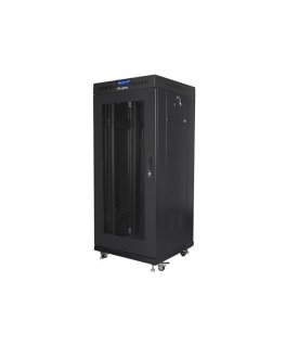 Lanberg FF01-6627-23BL rack cabinet 27U Freestanding rack Black