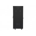 Lanberg FF01-6627-23BL rack cabinet 27U Freestanding rack Black