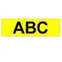 Brother Gloss Laminated Labelling Tape - 6mm, Black/Yellow label-making tape TZ Brother Gloss Laminated Labelling Tape - 6mm, Black/Yellow label-making tape TZ