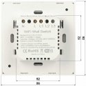 TST Ubiquiti IŠMANUSIS LIEČIAMASIS ŠVIESOS JUNGIKLIS ATLO-TB1-TUYA Wi-Fi, Tuya Smart TST Ubiquiti IŠMANUSIS LIEČIAMASIS ŠVIESOS JUNGIKLIS ATLO-TB1-TUYA Wi-Fi, Tuya Smart