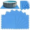 Dmuchane Foam Pool Mat Puzzle 50 x 50 cm 8 pcs