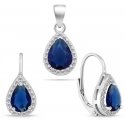 Brilio Silver Brilio Silver Charming silver jewelry set with zircons SET243WB (earrings, pendant) Brilio Silver Brilio Silver Charming silver jewelry set with zircons SET243WB (earrings, pendant)