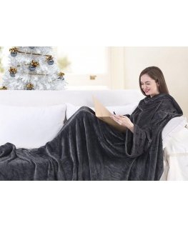 DecoKing Laiska torkkupeitto, harmaa, 150 cm x 180 cm