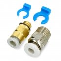 Set of two Creality pneumatic connectors - 2.5mm and 4mm Set of two Creality pneumatic connectors - 2.5mm and 4mm