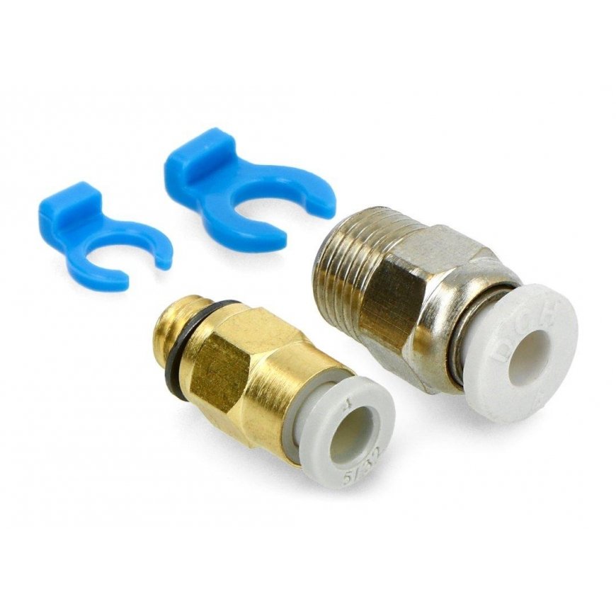 Kahden Creality-pneumaattisen liittimen sarja - 2,5 mm ja 4 mm – 2