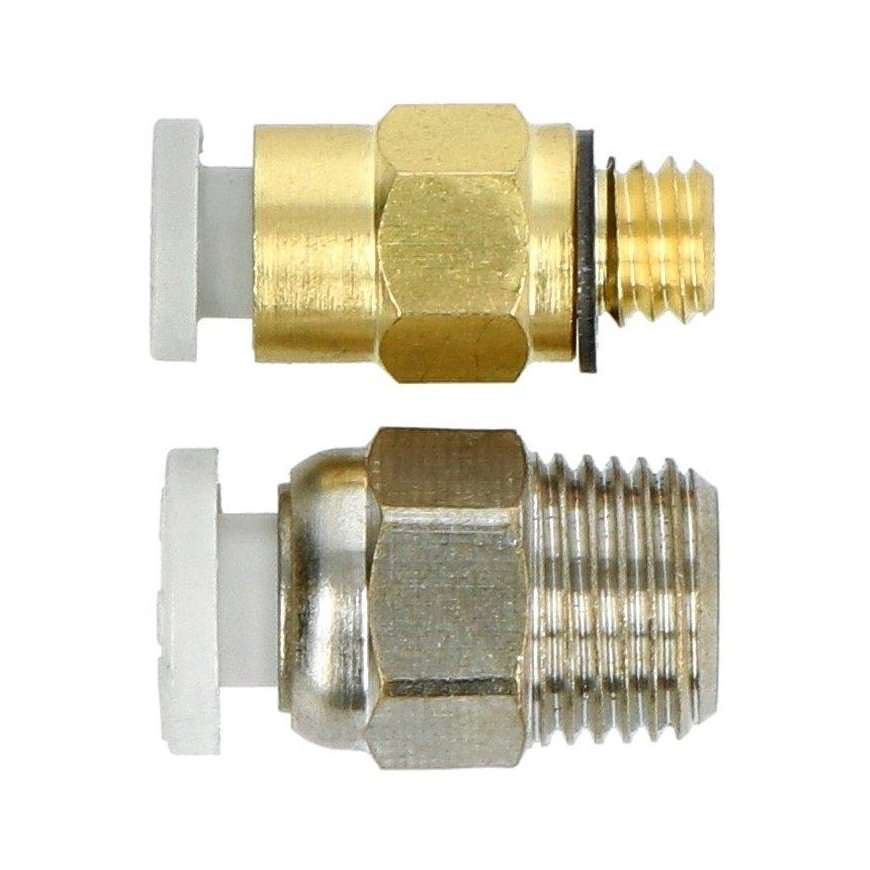 Set of two Creality pneumatic connectors - 2.5mm and 4mm – 3