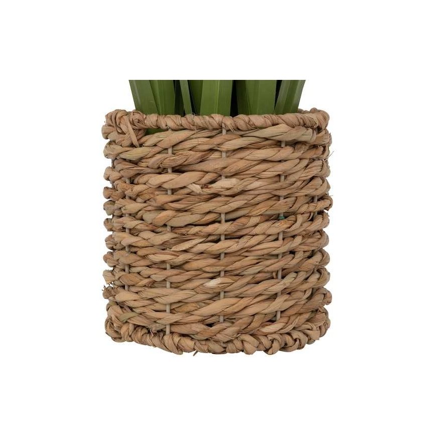 Atmosphera Linen bouquet ZYA in a natural fiber pot, 91 cm – 3
