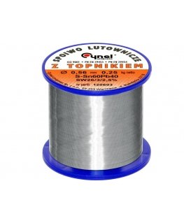Lydmetalis su fliusu CYNEL LC60-SW26 0.56mm 250g