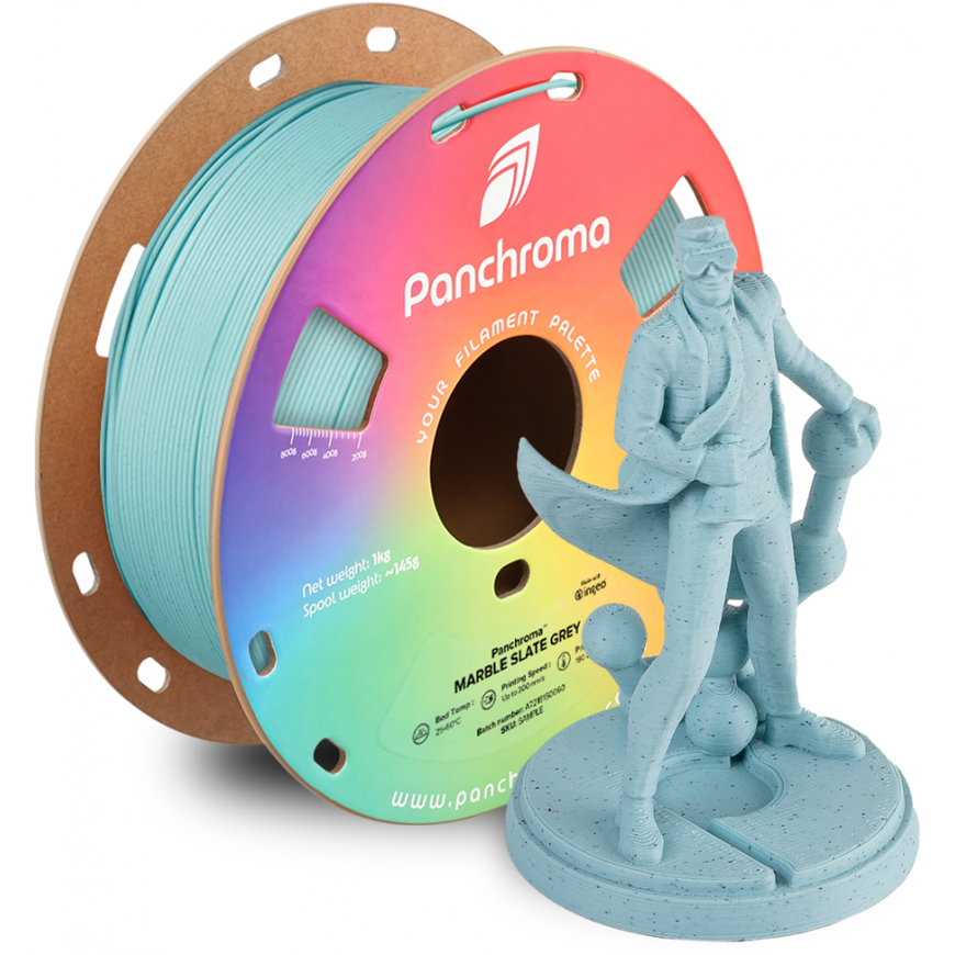 Polymaker Panchroma™ PLA-marmori 1,75 mm 1 kg - marmorinharmaa