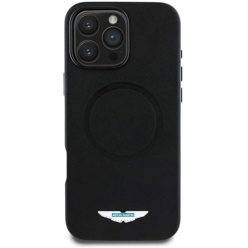 Case Aston Martin HC FW Logo Apple iPhone 16 Pro Max MagSafe black – 3