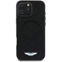 Dėklas Aston Martin HC FW Logo Apple iPhone 16 Pro Max MagSafe juodos spalvos