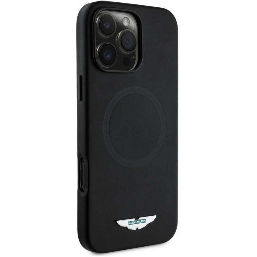 Case Aston Martin HC FW Logo Apple iPhone 16 Pro Max MagSafe black – 4