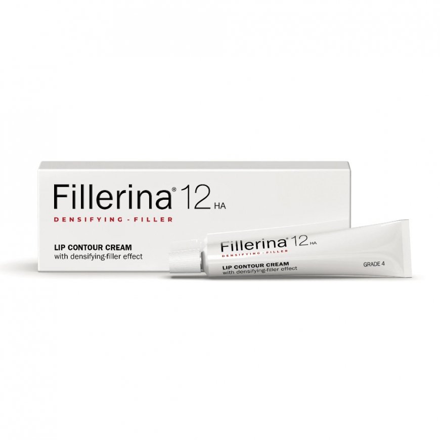 Labo, Fillerina 12HA Densifying Filler Grade 4, Hydrate & Firm, Creamy, For Lips Contour, 15 ml